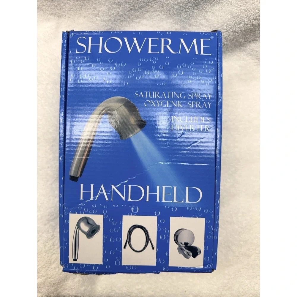 SHOWERME Handheld Oxygenic Saturating 2 Function Shower Head Brushed Nickel